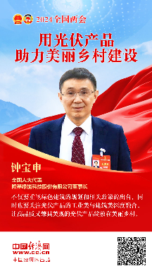 鐘寶申代表：用光伏產(chǎn)品助力美麗鄉村建設